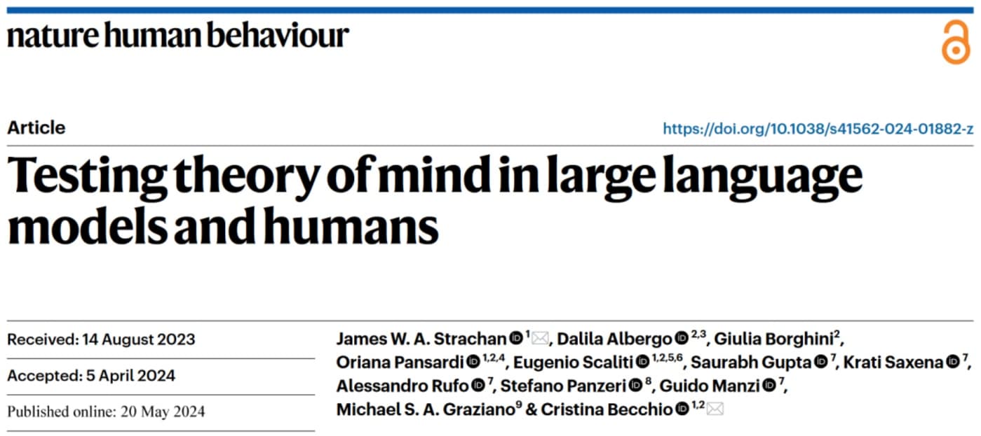 大语言模型会「读心」吗?