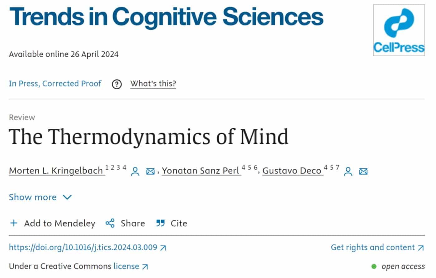 心智的热力学：理解大脑层级结构的新框架