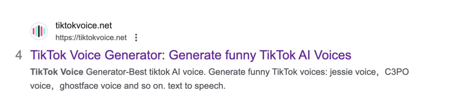 汇报一下项目进展， Google 首页第 4 名！