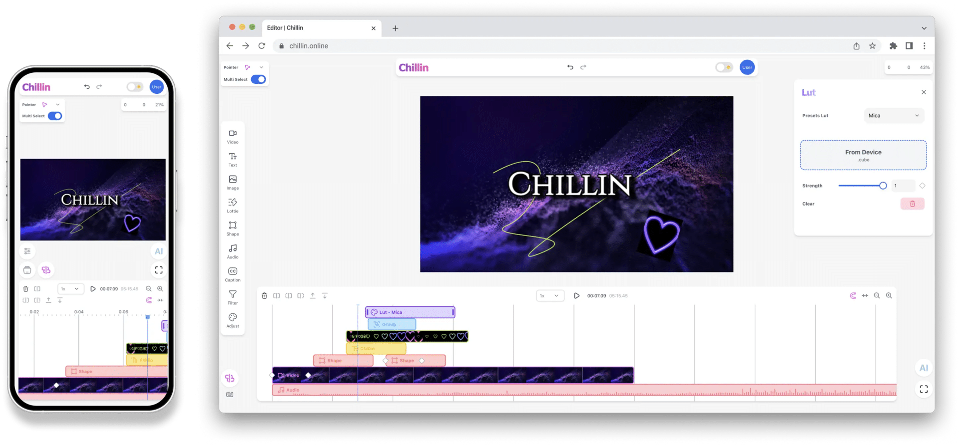 Chillin - 下一代 AI 视频动画编辑器