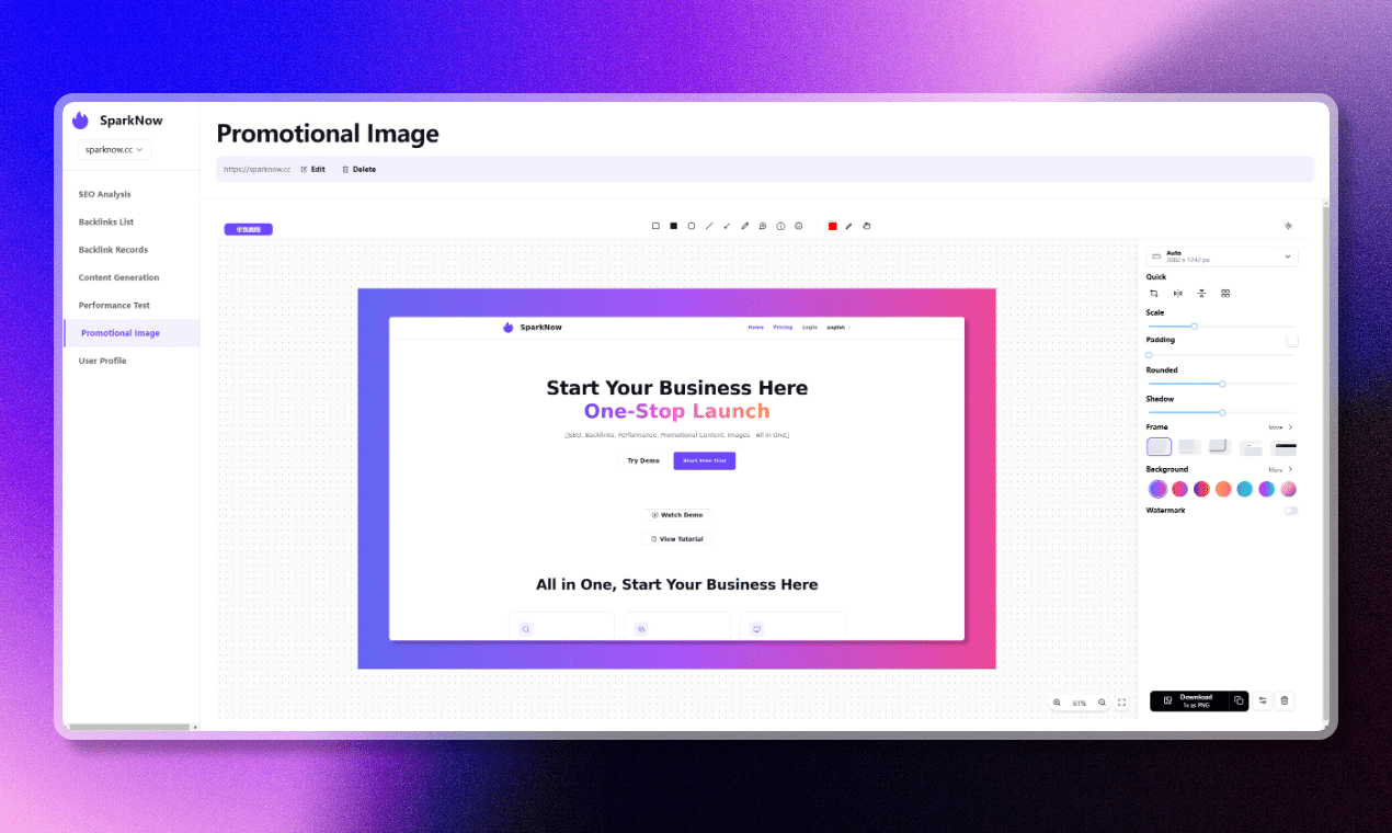 我开发了一个网站，帮助开发者快速冷启动项目