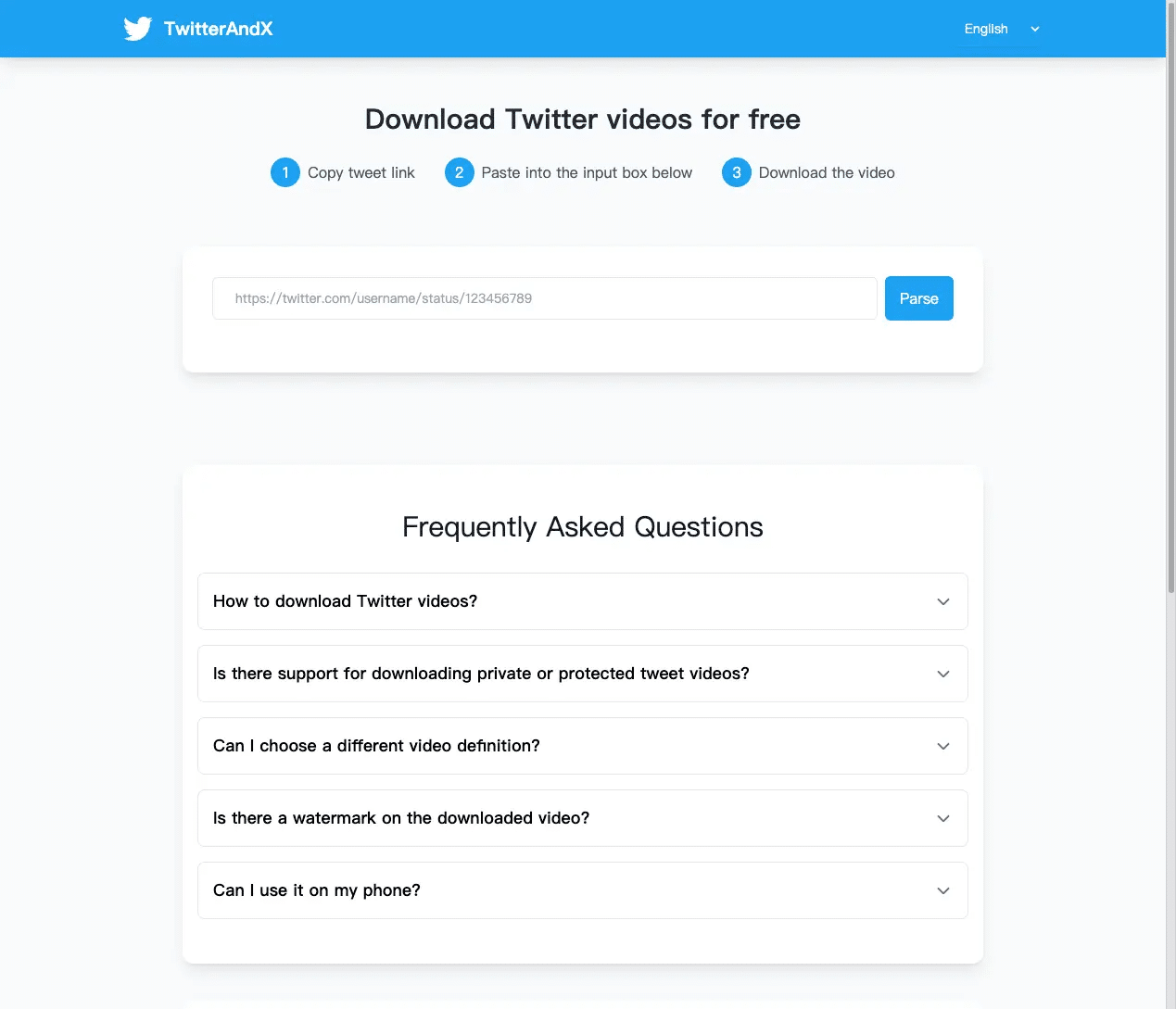 最近搞了一个推特视频下载站