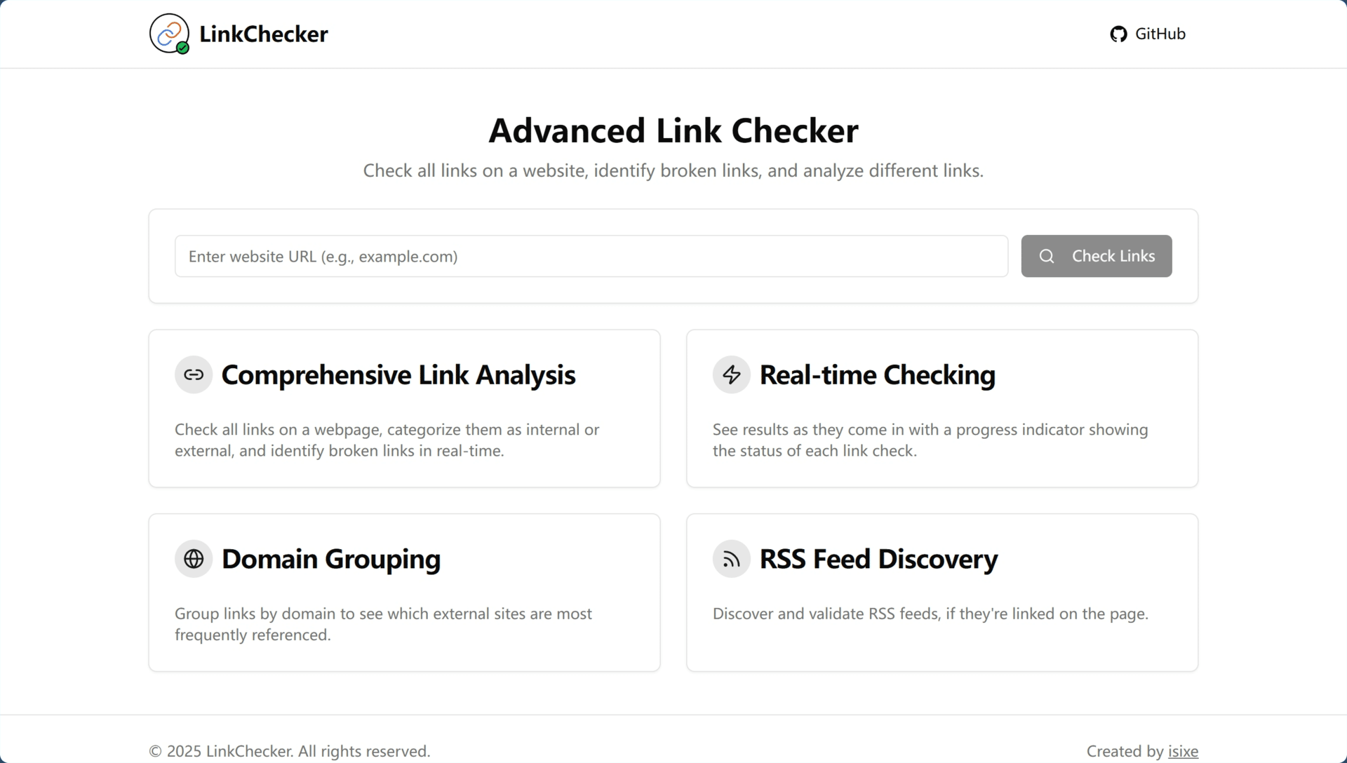 LinkChecker – 快速校验网站中的所有链接