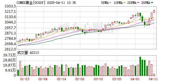 见证历史！金价暴涨再创新高 年内累计涨超21%