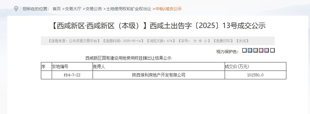 西安土拍又火了
