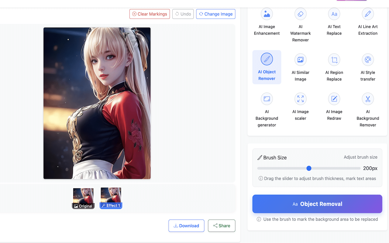 AI Image Editor 是一个基于 AI 的在线图片编辑工具