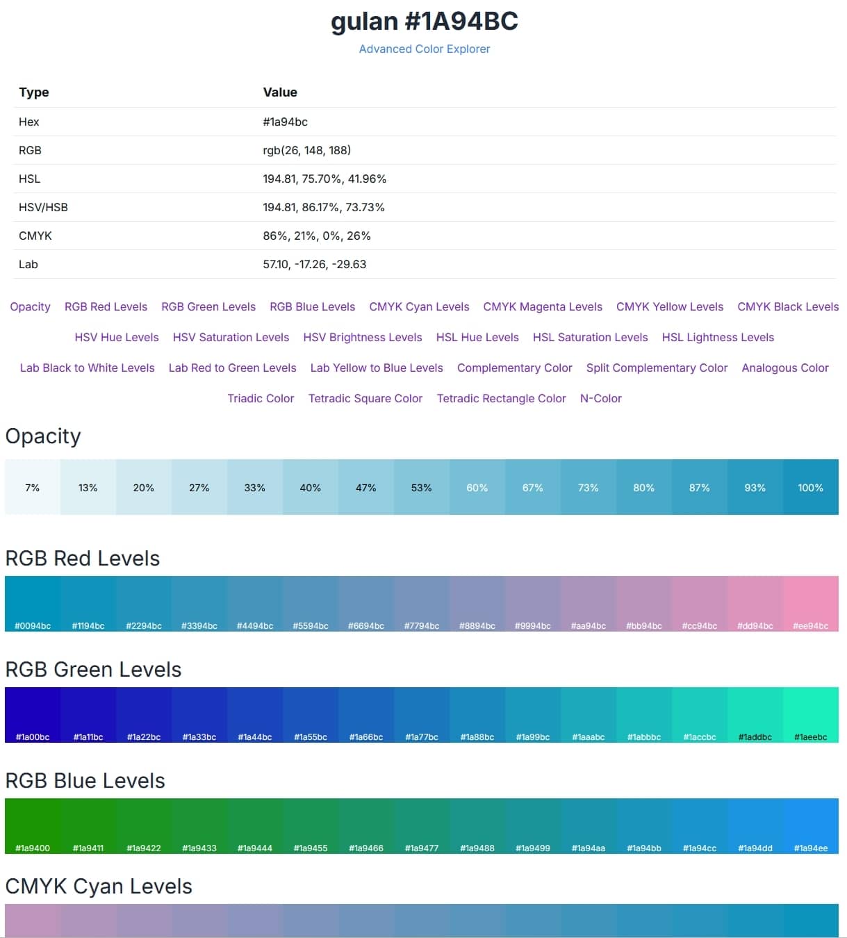 我做了一个方便调色与配色的工具