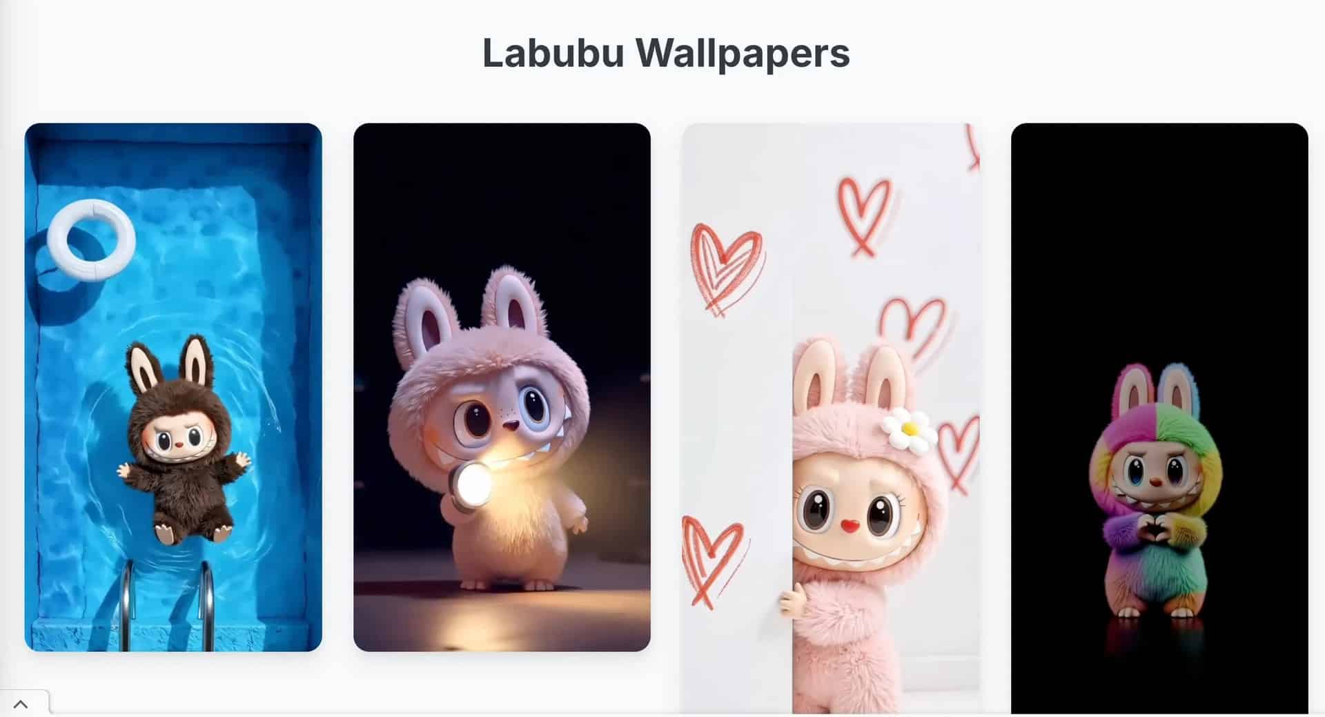 Labubu 萌力来袭！你的专属高清壁纸库上线啦！