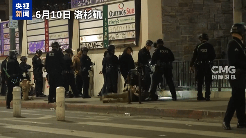 最新！美国洛杉矶延长宵禁措施，市中心225人于10日晚被捕！美防长：部署军队「合法且符合宪法」