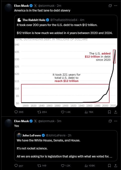 马斯克又发声，呼吁美国民众行动起来，「否决」特朗普减税法案！