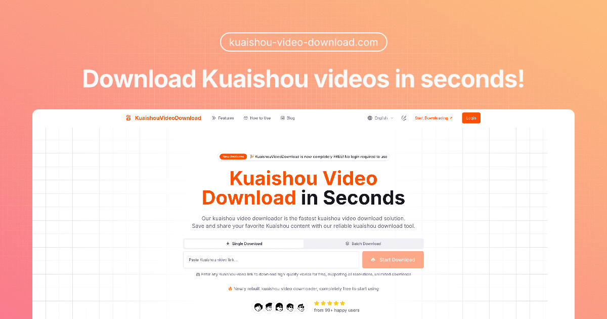 Kuaishou Video Download——快速下载快手视频的实用工具站
