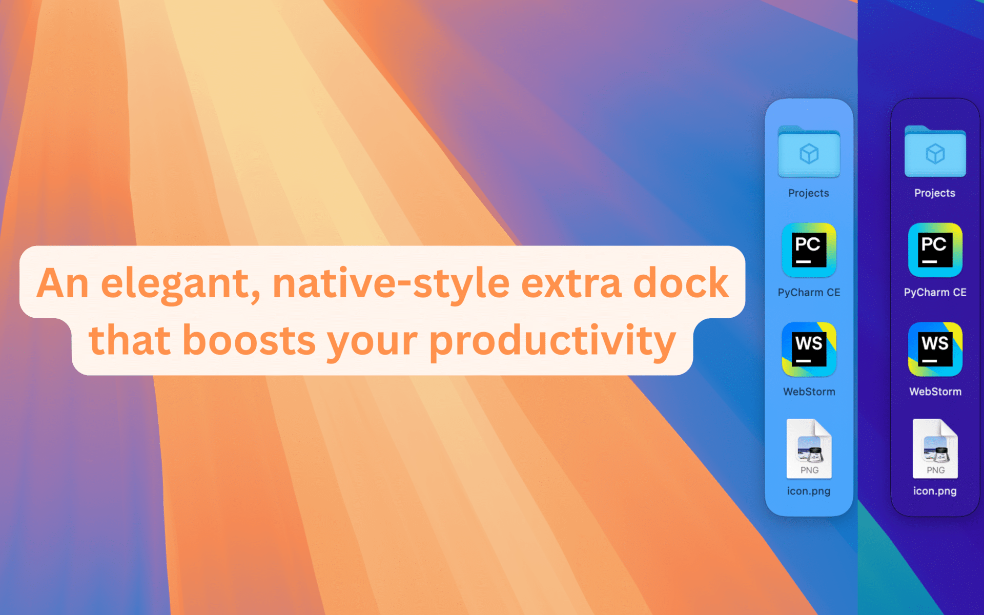 做了一个仿原生风格的 mac 程序坞 - Another Dock