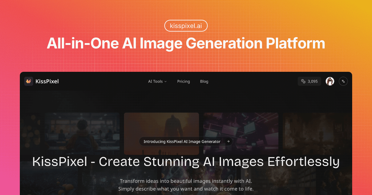 我花两个月做了一个早已过时的 AI 图片生成 SaaS