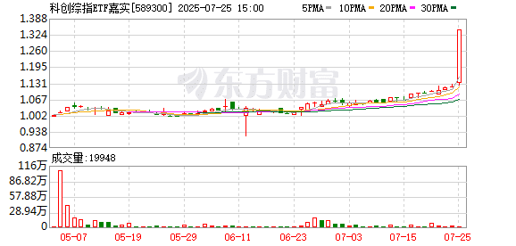 AI热潮再起！科创综指ETF嘉实尾盘涨停 什么情况？