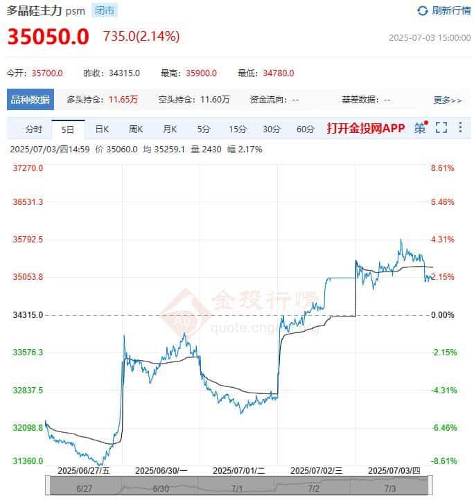 多晶硅价格反弹，却遭分析师泼冷水  为什么说涨势可能只维持一两周？