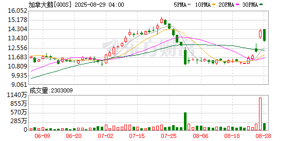 高端与神秘感淡去 曾风靡一时的加拿大鹅要被卖了？