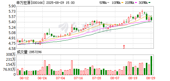申万宏源上半年净利42亿同比翻番 投资管理业务收入下滑