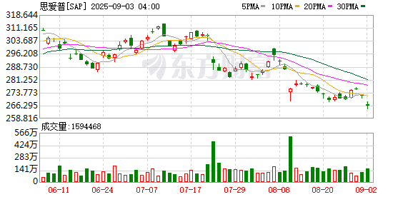 加码AI时代地域数据护城河 「欧洲股王」SAP押上200亿欧元