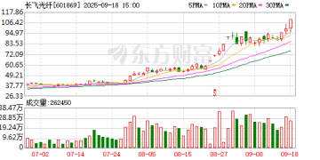 长飞光纤尾盘暴拉 公司最新澄清！风电逆市上涨 资金抢筹股出炉