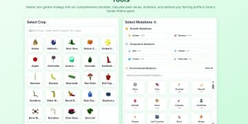 Grow a Garden Tools，做了一个网站练练手，看看效果如何