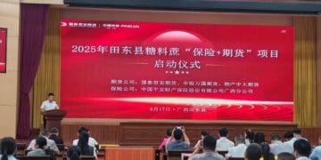 郑商所「糖业无忧」模式助力蔗农和糖企风险管理——广西百色市田东县糖料蔗「保险+期货」项目启动