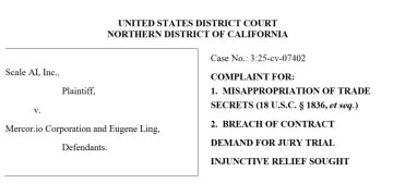 估值2000亿元独角兽怒告前员工：窃取上百份文件 策反数百万美元客户！