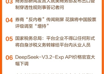 东方财富财经早餐 9月30日周二