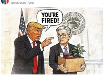 又打算干什么？特朗普发布「解雇鲍威尔」的漫画