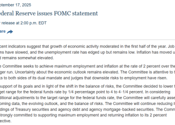 美联储如期降息25个基点 「白宫声音」刺眼亮相点阵图