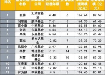 实现百亿晋升 这一波基金经理只要半年 三家基金公司「新贵」最多