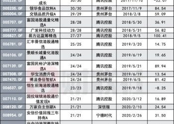 重仓股多年不变 如何看这些基金经理的「执念」？