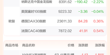 全球市场:美股三大指数收跌 热门科技股普跌 国际金价再创新高