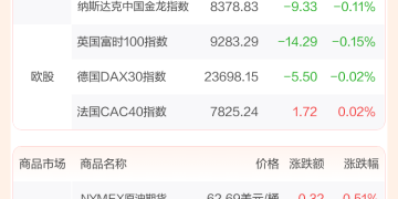 全球市场:纳指续创历史新高 特斯拉大涨超7% 甲骨文跌逾5%