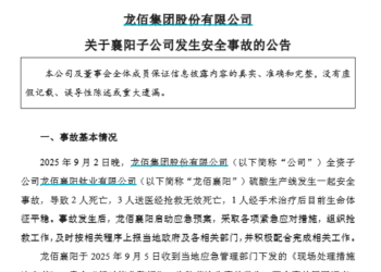 6天前的晚上，硫酸产线出事故，5名一线工人死亡！钛白粉龙头今夜公告：有序停产！涉事子公司去年营收超38亿元