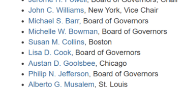 美联储9月票委尘埃落定：米兰携白宫身份强势入驻，库克惊险守住席位