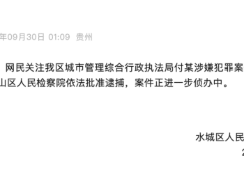 城管局副局长被指长期性侵未成年继女，官方凌晨通报：付某已被批捕！案件正进一步侦办中