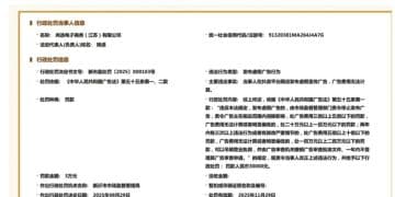 发布虚假广告，尚选电子商务(江苏)有限公司被罚3万元！