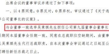 吴秉琪出任华侨城A董事长，同时代行总裁职责