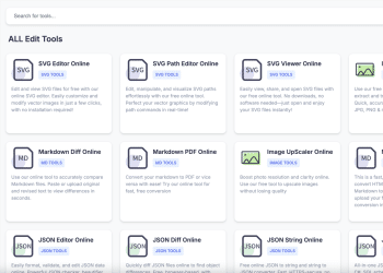 EditTools：免费全能在线编辑工具箱