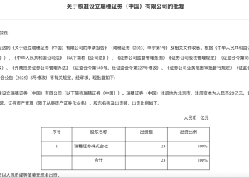 首家日资独资券商来了：瑞穗证券获批设立