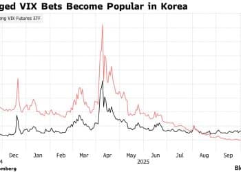为美股动荡做准备？韩国散户迷上「末日」杠杆神器：两倍做多VIX