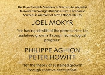 2025经济诺奖聚焦创新何以推动经济增长 得主当场批评特朗普关税