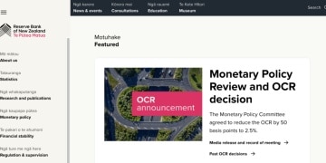 新西兰央行降息50个基点至2.5% 降息幅度超市场预期