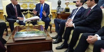 美加领导人在白宫举行会谈 讨论关税等议题