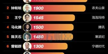 雷军第一 钟睒睒第二！近一年这些富豪身家暴涨