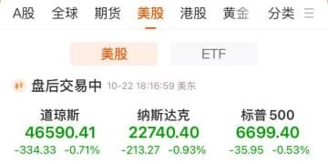 纳指跌近1%！特斯拉Q3营收281亿美元，盘后跌超4%，马斯克发声！「人造肉第一股」盘中多次触及熔断，原油大涨