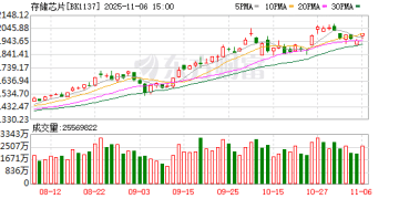 涨价50%！存储芯片领域传来大消息 哪些概念股获机构高度关注？