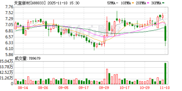 天宜新材启动预重整：因欠款问题面临多起诉讼 部分银行账户已被冻结