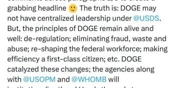 美国政府效率部提前8个月解散？主管官员：非实情，媒体创造了抓人眼球的头条