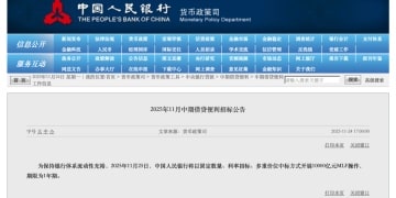 央行官宣：今日开展10000亿元MLF操作 期限为1年期